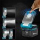 thumbnail image 3 of Para Makita/DeWalt/Milwaukee/Bosch Lámpara de Trabajo con Batería de 18V Luz de 9W Luz LED Portátil Lámpara de Pesca Al Aire Libre para Campamento Salvaje, 3 of 12