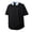 Black, variant on Mens Polo Shirts Vertical Striped Collar Casual Loose Short Sleeved Men'S Clothing
