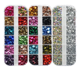thumbnail image 1 of 5 Cajas Pedrería Cristales Rhinestones Para Ropa Uñas Xtellar multicolor, 1 of 4