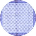 thumbnail image 1 of Ahgly Company Machine Washable Indoor Round Persian Blue Traditional Area Rugs, 6' Round, 1 of 4