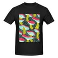 thumbnail image 4 of Bingfone Green Mushroom Men'S Loose Fit Short-Sleeve Pocket T-Shirt, 4 of 7