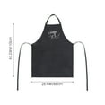 thumbnail image 3 of HOMEMAXS Hair Stylist Apron Adjustable Barber Apron Hair Cutting Barber Apron for Kitchen Cooking Painting, 3 of 6