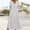 White, variant on Women's Button Front Pleated Shirt Casual Dress V-Neck Simple Casual Loose Flowy Shift Dress