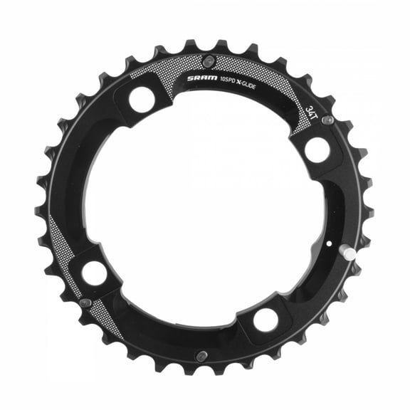 SRAM Mountain Chainring - Black Tooth Count: 34 Chainring BCD: 104