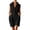 Black, variant on Women's Sleeveless Button Down Romper Shorts Stand Collar Elastic Waist Loose Short Jumpsuits Y2K Overalls with Pockets for Casual Summer Purple