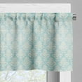 thumbnail image 5 of Ambesonne Turquoise Valance & Curtain, Medieval, 55"x45", Bluegrey Cream, 5 of 6
