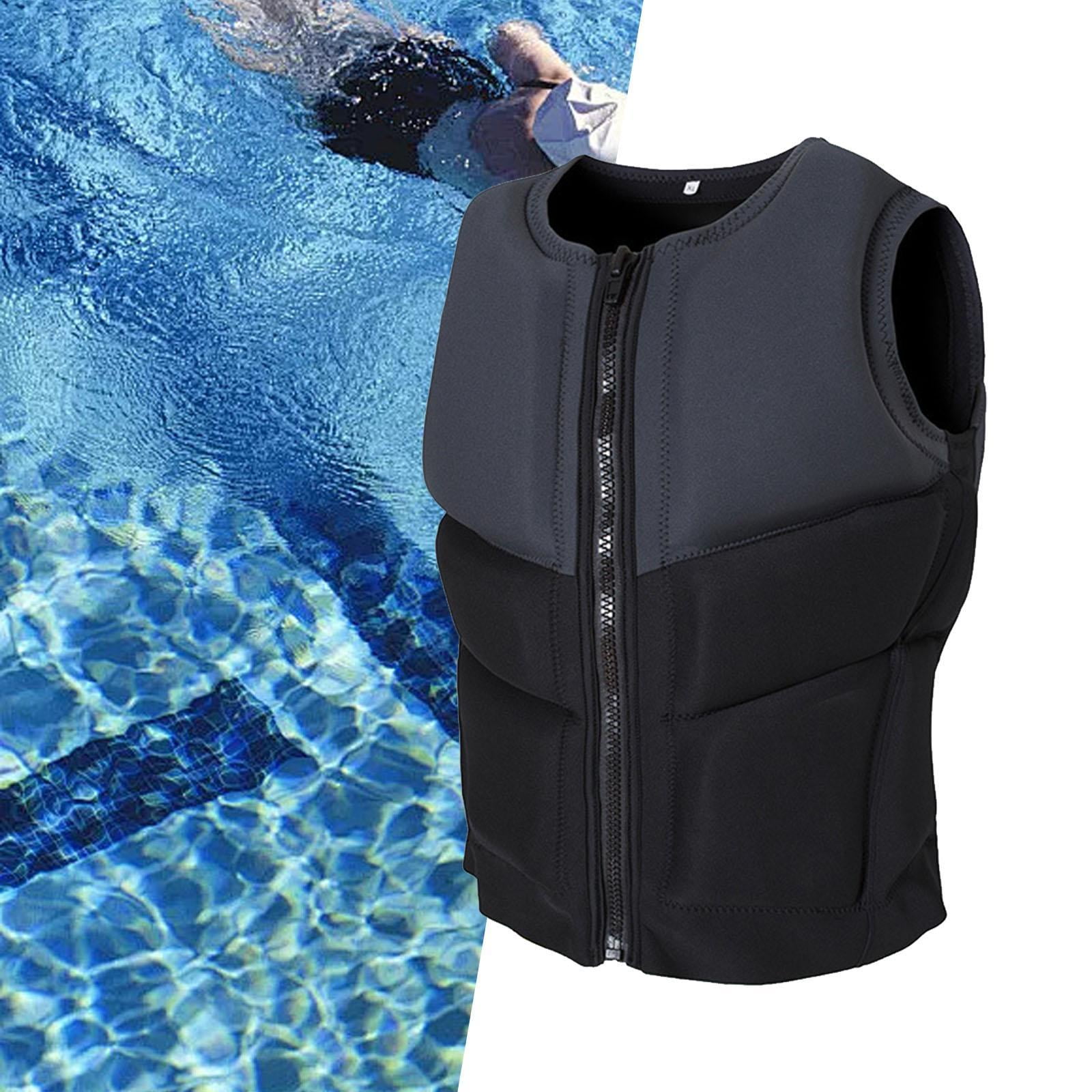 DimyFew Life Vest Waistcoat Compact Portable Multipurpose Boating Vest Water Sports Vest M