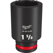 Milwaukee Tool SHOCKWAVE Impact Duty  3/4"Drive 1-5/8" Deep 6 Point Socket