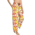 thumbnail image 2 of Naloa Snake Print Women’s Ultra-Soft Comfy Pajama Lounge Pants with Pockets & Drawstring, 2 of 8