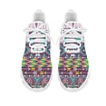 thumbnail image 1 of Colorful Tribal Aztec Cartoon Pattern Non-slip Flats for Women Mesh Shock Absorbing Running Shoes Outdoor Work Walking Footwear, 1 of 5