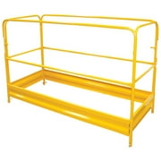 WFX Utility Wingback 2.36' H x 69.5'' W x 28.5'' D Steel Guard Rail Scaffolding System