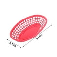thumbnail image 3 of Hot Sale!npkgvia Food Storage,Food Containers,Bread Baskets Fast Food Serving Baskets Fry Tray Serving Tray for Fast Food Restaurant Serving Chicken Burgers Sandwiches & Fries,Kitchen Gadgets,Red, 3 of 4