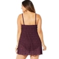 thumbnail image 2 of Swimsuits for All Women's Crochet Side Slit V-Neck Swimdress, 2 of 6