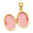 thumbnail image 3 of 14k Plain Polished Oval Locket in 14k Yellow Gold, 3 of 3