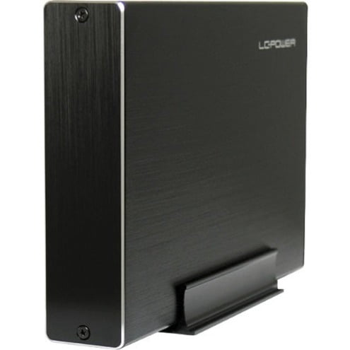 LC-POWER LC-35U3-Becrux-C1 Drive Enclosure SATA/600, USB 3.1 (Gen 2) Type C Host Interface, UASP Support External, Black
