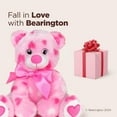 thumbnail image 6 of Bearington Collection Sweetheart Pink Plush Stuffed Animal Teddy Bear with Hearts, 8.5 inches for Child, 6 of 7