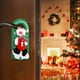thumbnail image 2 of Colgantes navideños para puerta, Papá Noel, muñeco de nieve, manija de puerta, adorno para árbol de Navidad, suministros de decoración para fiestas de Año Nuevo, 2 of 6