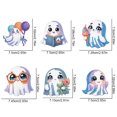 thumbnail image 3 of Pegatinas para Nevera 6 Uds. Pintura Diamantes Imán Donut Cat, 3 of 9