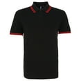 thumbnail image 1 of Asquith & Fox Mens Classic Fit Tipped Polo Shirt, 1 of 3