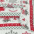 thumbnail image 4 of MarCielo 3 Pcs Snowman Christmas Quilt Bedspread Set C89, 4 of 7