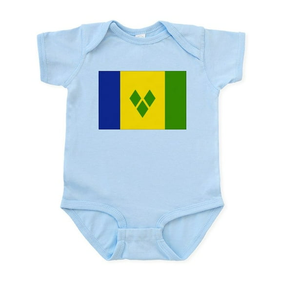 CafePress - Saint Vincent And Grenadines Infant Bodysuit - Baby Light Bodysuit, Size Newborn - 24 Months
