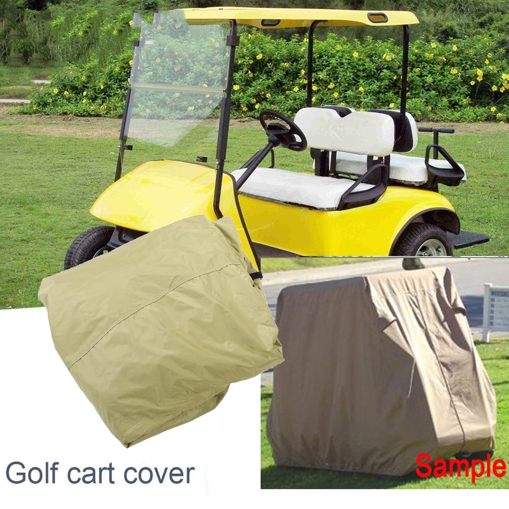 Mgaxyff Durable Waterproof 4 Passenger Golf Cart Storage Cover Car