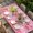 Peach Pink, variant on Giraffes Flowers Table Cloths for 6 Foot Rectangle Tables, A Girl Who Likes Giraffes Elegant Animals Pink Patio Waterproof Elastic Fitted Tablecloths, Washable Rectangular Table Cover for Camping
