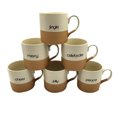 thumbnail image 1 of KOZIE LIFESTYLE 6 ASSORTED HOLIDAY WORD MUGS - PACK OF 6, 1 of 1