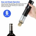 thumbnail image 1 of Electric Red Grape Wine Bottle Opener Automatic Wooden Cork corkscrew; electric wine bottle Extractor Corkscrew with Paper Remover, 1 of 8