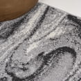 thumbnail image 4 of JONATHAN Y SUPERSOFT 5 x 8 Area Rug, Viscon Abstract Marble - Light Gray/Black, SEU207A-5, 4 of 10