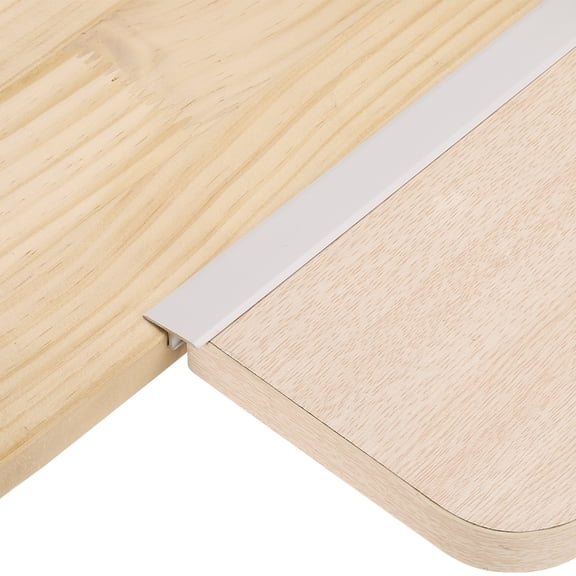 3 Pack 4ft x 0.79" T Molding Floor Transition Strips, Aluminium Alloy Vinyl Flooring Gap Trim for Joining Laminate Planks Tiles Floor Gaps, Matte White