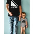 thumbnail image 3 of Tstars Fathers Day Dad and Baby Shirts Funny Nerdy Mens Shirt Daddy and Son Matching Baby Gray 6M (3-6M) / Dad Black Small, 3 of 4