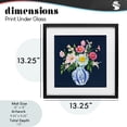 thumbnail image 4 of Stupell Industries Shabby Chic Spring Chinoiserie Vase Black Framed Print Under Glass, 13 x 13, by Yen, 4 of 8
