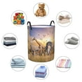 thumbnail image 6 of Gaeub Wildlife Protection Dirty Clothes Storage Basket, Toy Storage Bin for Storing Clothing, Diapers, Toys - Medium, 6 of 8
