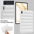 thumbnail image 2 of for Samsung Galaxy Tab S7+/S7 FE/S8+ (12.4") Case Cover, 3D Cube Raised Back Design Shockproof Soft Ultra Slim Light Protective Shell with Screen Protector & Capacitive Pen, 2 of 7