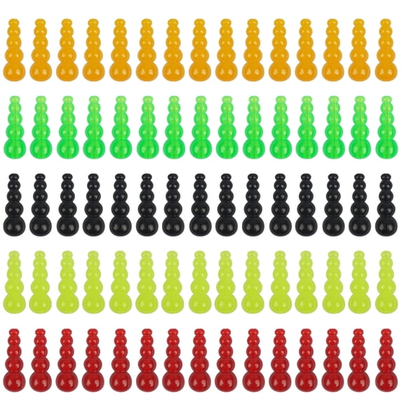 Stacked Beads for Fishing, 150pcs Fishing Beads Lures Tackle Trout Beads Lure Making Supplies Walleye Rig Fishing Spinner Fishing Inline Spinner Saltwater Freshwater