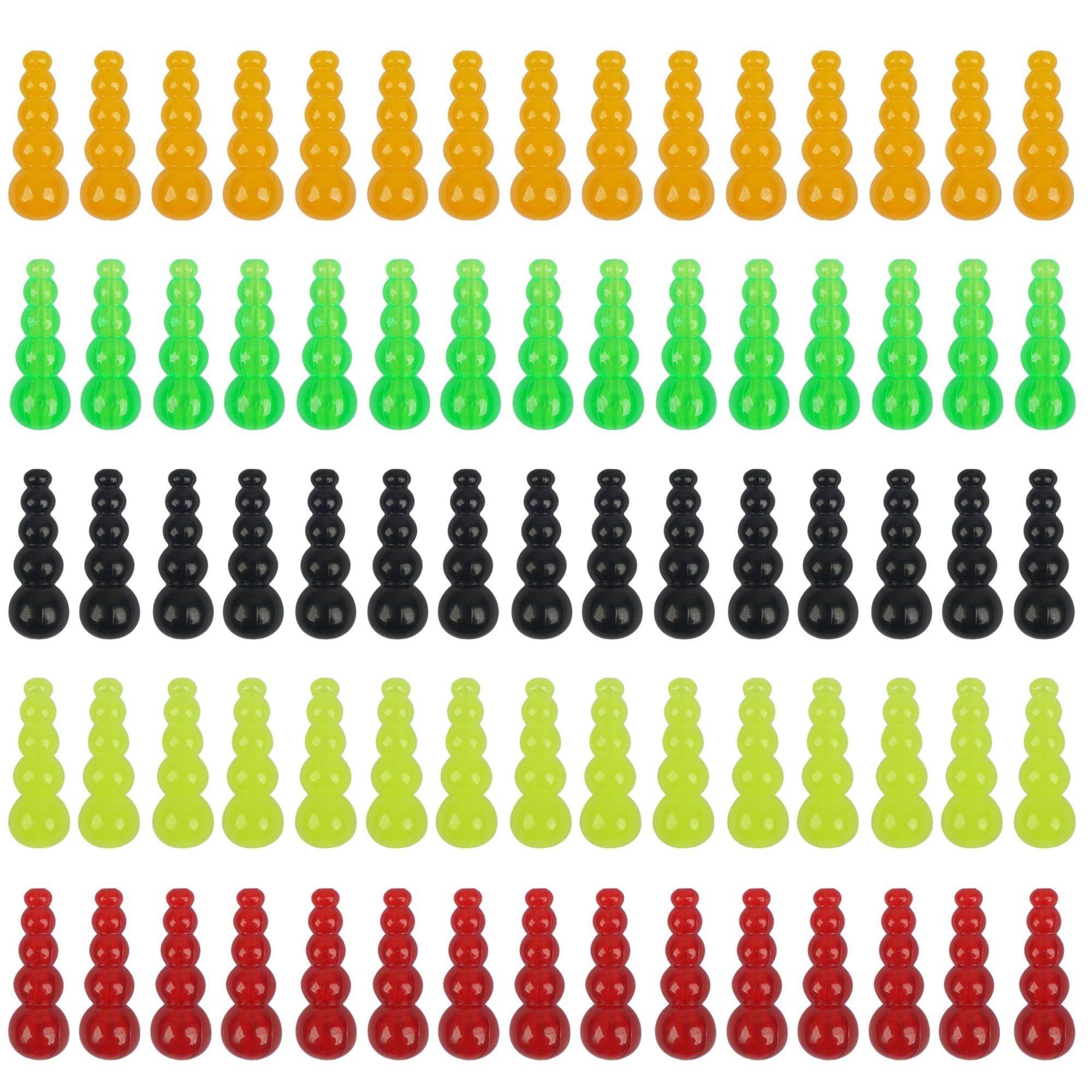 Stacked Beads for Fishing 150pcs Fishing Beads Lures Tackle Trout Beads Lure Making Supplies Walleye Rig Fishing Spinner Fishing Inline Spinner Saltwater Freshwater