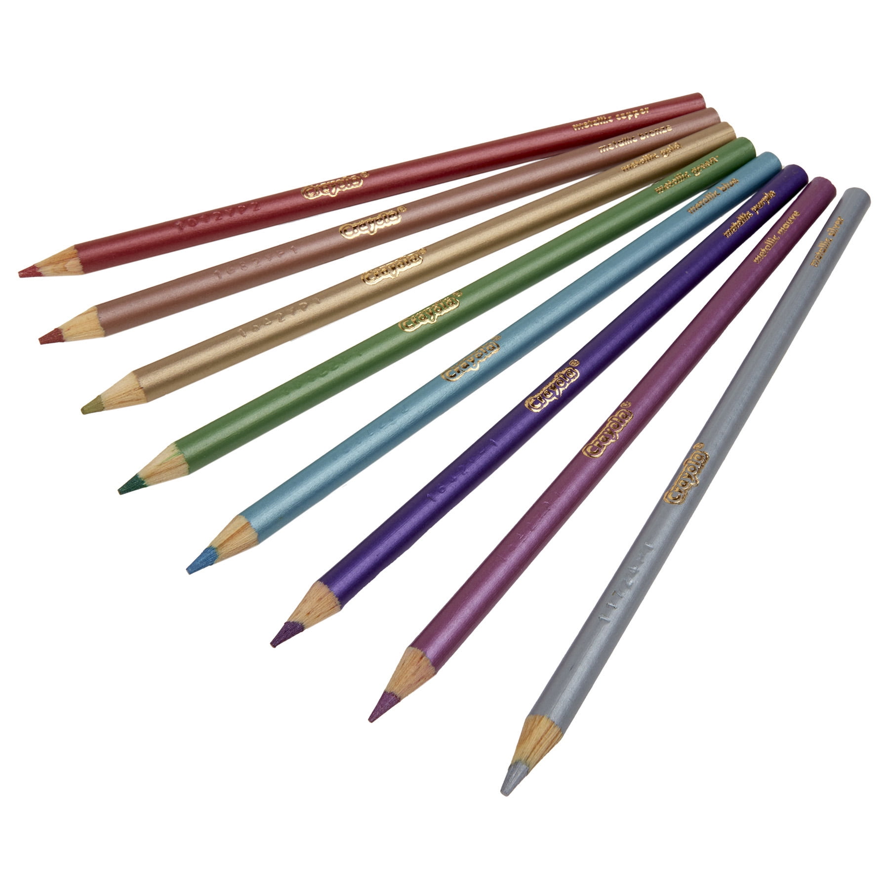 Crayola Colored Pencils, Metallic, 8 Per Pack, 6 Packs