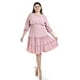 thumbnail image 1 of Vestido De Olanes Roman Fashion Rosa Claro Talla 38, 1 of 5