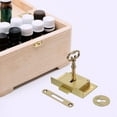 thumbnail image 4 of 1 Set of File Cabinet Lock Secure Drawer Lock Brass File Wooden Box Safety Lock Replacement, 4 of 9