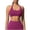 Hot Pink-1, variant on Tank Tops for Women, Sports Halter Bra Workout Yoga Bralette - Backless Bras for Women Padded Gym Open Back Bra Removable Pads