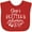 Red, variant on Inktastic Gigi's Little Valentine Boys or Girls Baby Bib