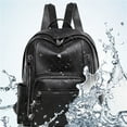 thumbnail image 3 of WEISIPU Vintage Women Ladies Soft Leather Casual Rucksack Shoulder Bag Backpack, 3 of 5