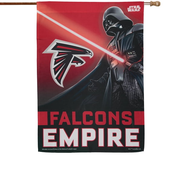WinCraft Atlanta Falcons 28" x 40" Star Wars Empire Single-Sided House Banner