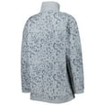 thumbnail image 3 of Women's Gameday Couture Heather Gray Florida Gators Leopard Quarter-Zip Sweatshirt, 3 of 4