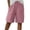 Pink #21, variant on Dresfit Bermuda Shorts for Women Solid Linen Shorts 2026 Summer Drawstring Baggy Short Pants Beach Elastic Waist Plus Size Cropped Pants with Pockets Black L