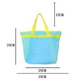 thumbnail image 4 of KMSS 1pcs Mesh Beach Bag Large Capacity Beach Tote Bag for Toys & Vacation Essentials, 4 of 7
