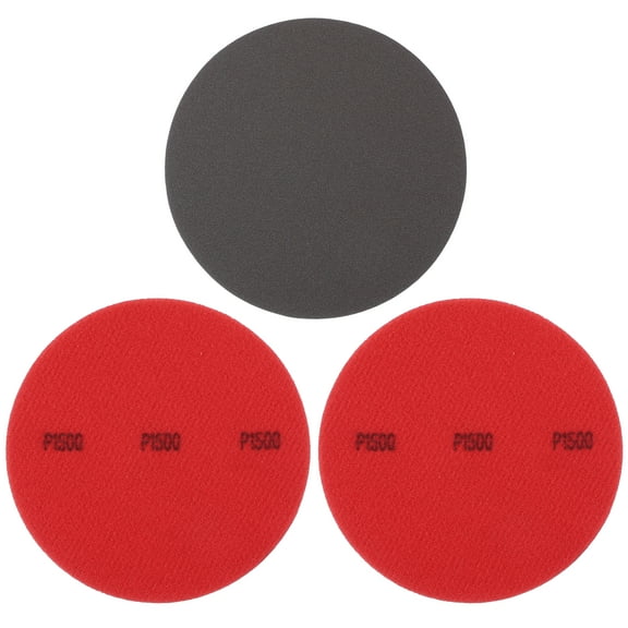 Bowling Ball Sanding Pads, Hook and Loop Sanding Sponge Discs for Resurfacing - Grit 1500 & 5 Inch & 3 Pack