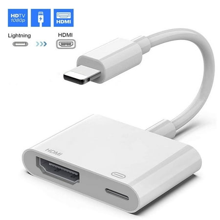 miles fungere Klinik Lightning to HDMI Adapter Converter 1080P Lighting adapter for iPhone iPad  to HDMI TV Digital AV Adapter | Walmart Canada