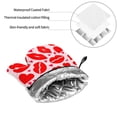 thumbnail image 6 of Daiia Lips Kiss Pattern Oven Mitts and Pot Holders 4 pcs Set,High Heat Resistant 500 Degree Extra Thicken Long Kitchen Cotton Oven Glove, 6 of 6